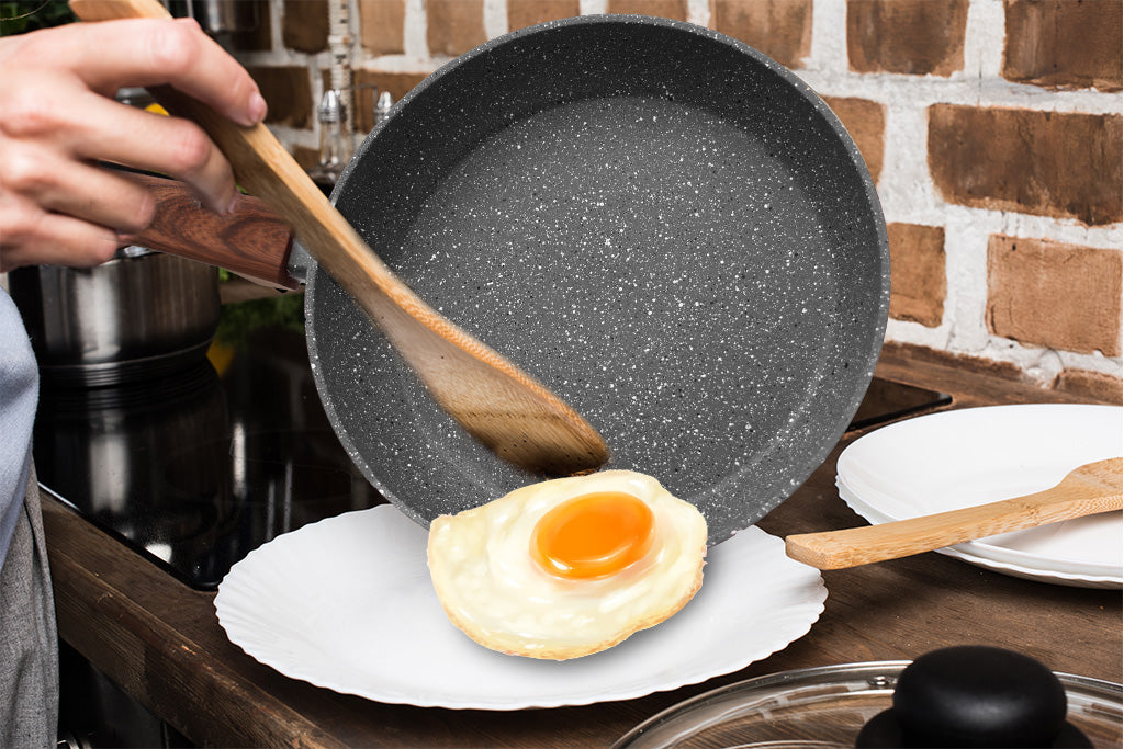 Easy chef always Classic Granite Nonstick Frying Pan –